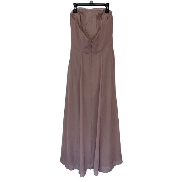 Jenny Yoo | Pink Mauve Strapless Dress 6 - Picture 2 of 6